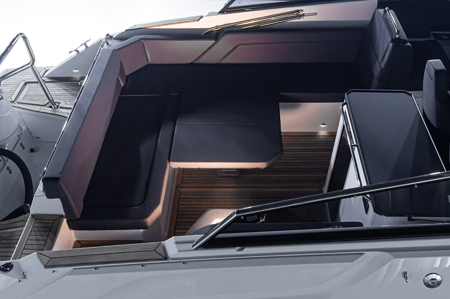 Cushion over cockpit table